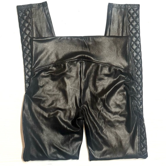 SPANX Faux Leather Moto Leggings - Picture 6 of 8